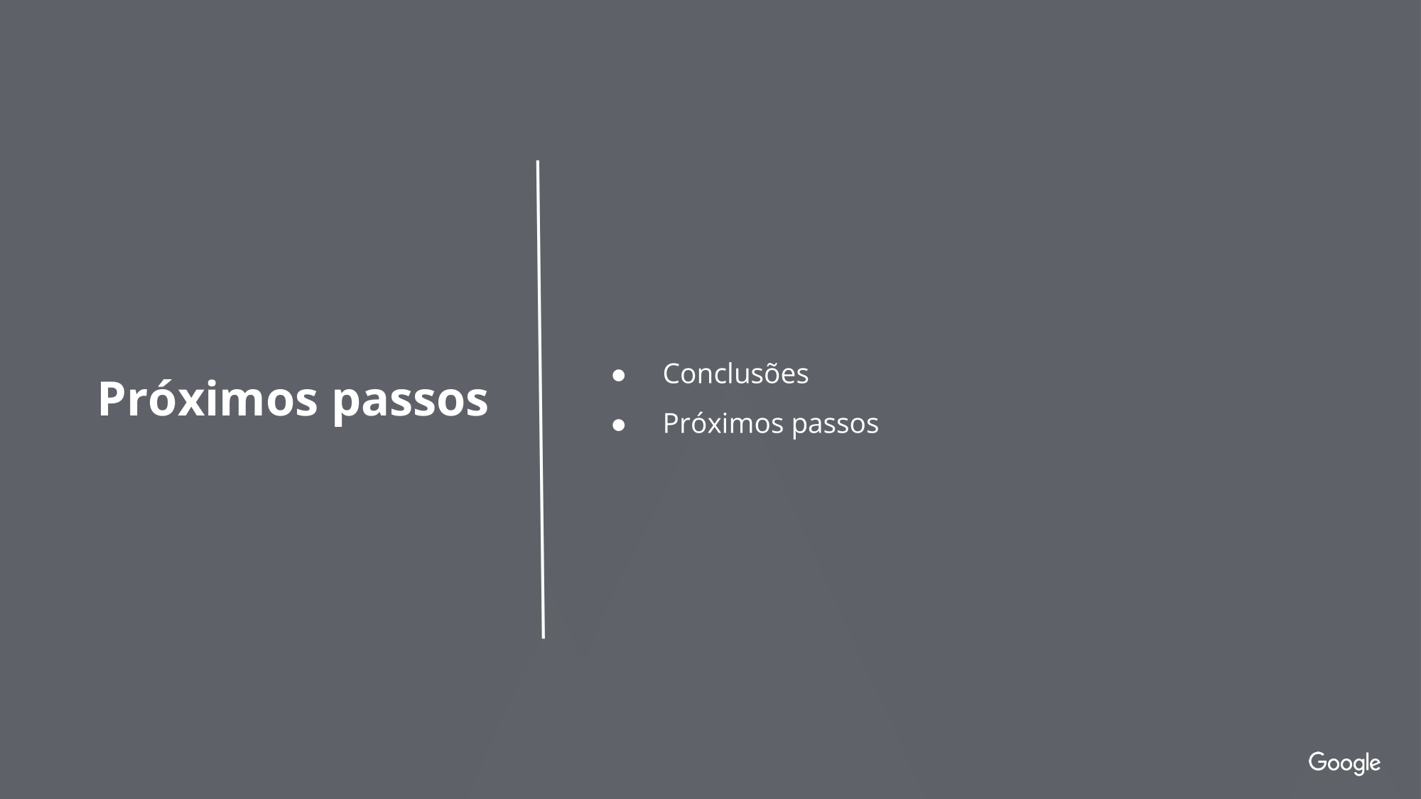 Conclusões e Próximos passos