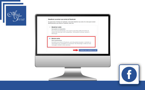 Excluir conta do Facebook